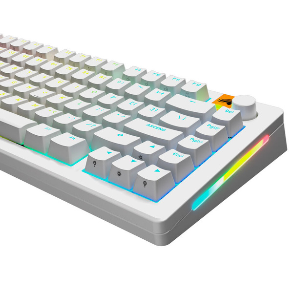 Zdjęcie produktu: Glorious GPBT Backlit Keycaps, ANSI Layout (US), PBT, Dye-Sub White