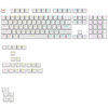 Glorious GPBT Backlit Keycaps, ANSI Layout (US), PBT, Dye-Sub White