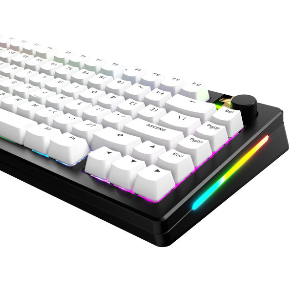 Zdjęcie produktu: Glorious GPBT Basics Keycaps, ANSI Layout (US), PBT, Dye-Sub, Classic White