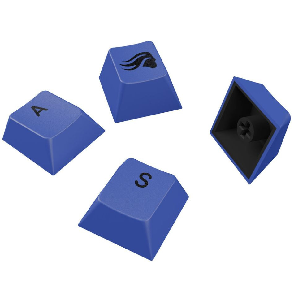 Glorious GPBT Basics Keycaps, ANSI Layout (US), PBT, Dye-Sub, Mana Blue