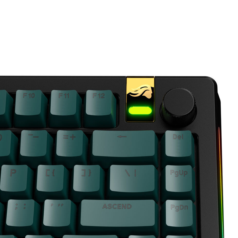 Glorious GPBT Basics Keycaps, ANSI Layout (US), PBT, Dye-Sub, Totem Green Glorious GPBT Basics Keycaps, ANSI Layout (US), PBT, Dye-Sub, Totem Green