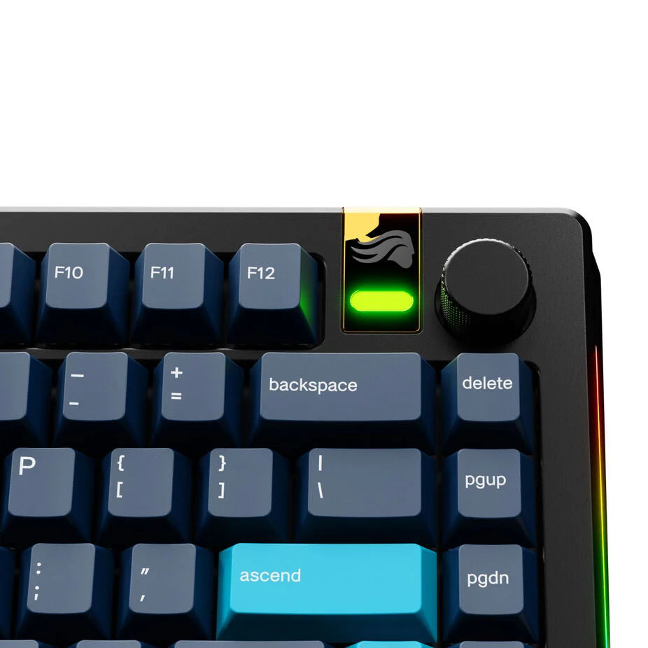 Glorious GPBT Gradient Keycaps, ANSI Layout (US), PBT, Dye-Sub, Celestial Ice