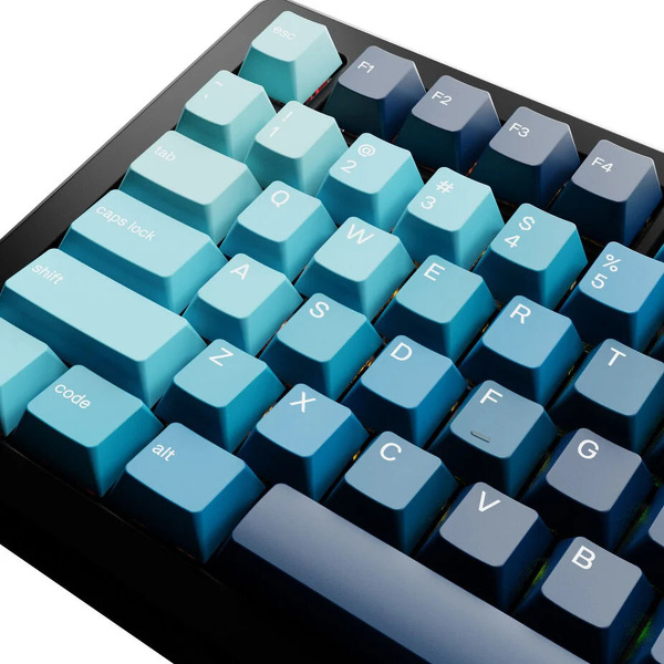 Zdjęcie produktu: Glorious GPBT Gradient Keycaps, ANSI Layout (US), PBT, Dye-Sub, Celestial Ice
