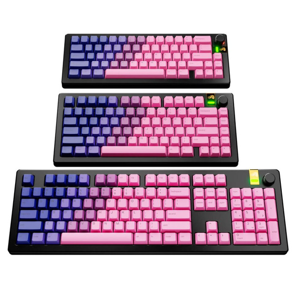 Zdjęcie produktu: Glorious GPBT Gradient Keycaps, ANSI Layout (US), PBT, Dye-Sub, Nebula