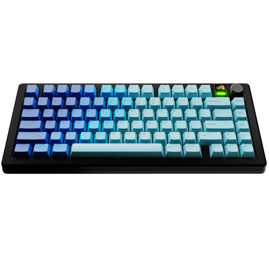 Glorious GPBT Gradient Keycaps, ANSI Layout (US), PBT, Dye-Sub, Ocean