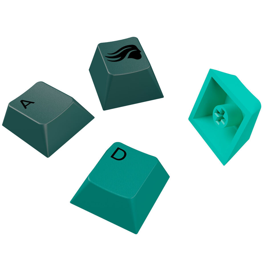 Glorious GPBT Gradient Keycaps, ANSI Layout (US), PBT, Dye-Sub, Rainforest