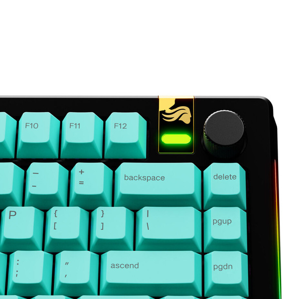 Zdjęcie produktu: Glorious GPBT Gradient Keycaps, ANSI Layout (US), PBT, Dye-Sub, Rainforest