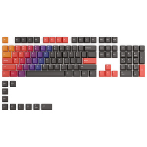 Miniatura produktu: Glorious GPBT Keycaps, 114 klawiszy PBT, ANSI, Layout US, Celestial Fire