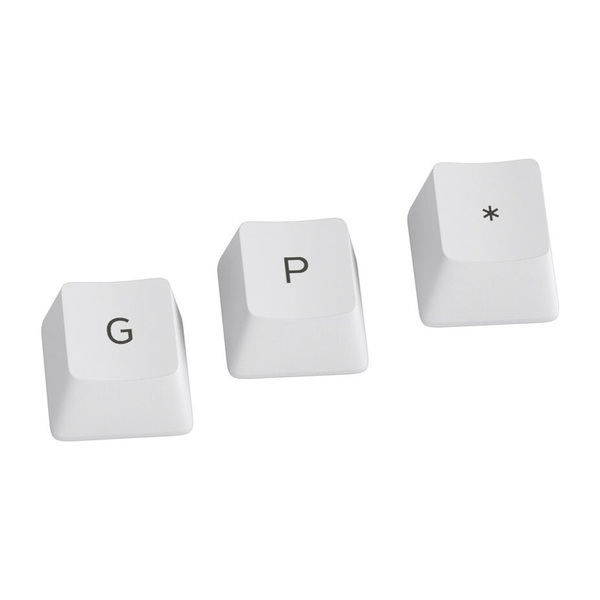 Zdjęcie produktu: Glorious GPBT Keycaps, 114 klawiszy PBT, ANSI, Layout US, Arctic White
