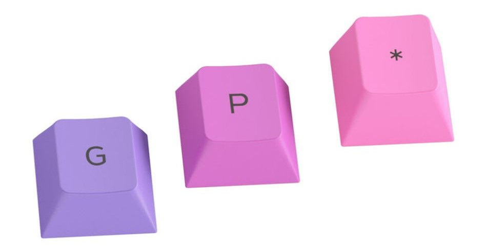 Glorious GPBT Keycaps, 114 klawiszy PBT, ANSI, Layout US, Nebula
