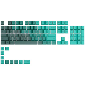 Miniatura produktu: Glorious GPBT Keycaps, 114 klawiszy PBT, ANSI, Layout US, Rain Forest