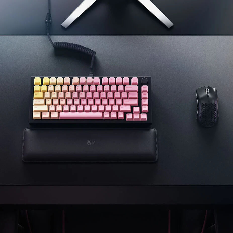 Glorious GPBT Keycaps Pink Grapefruit, Forge (US Layout)