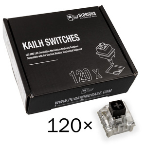 Miniatura produktu: Glorious Kailh Box Black Switche (120 sztuk) Miniatura produktu: Glorious Kailh Box Black Switche (120 sztuk)