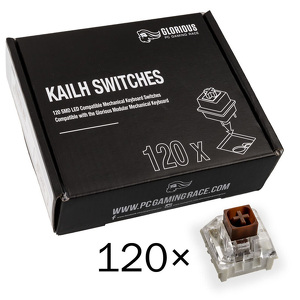 Miniatura produktu: Glorious Kailh Box Brown Switche (120 sztuk) Miniatura produktu: Glorious Kailh Box Brown Switche (120 sztuk)