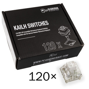 Miniatura produktu: Glorious Kailh Box White Switche (120 sztuk) Miniatura produktu: Glorious Kailh Box White Switche (120 sztuk)