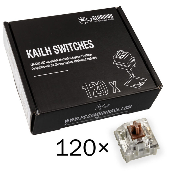 Zdjęcie produktu: Glorious Kailh Speed Bronze Switche (120 sztuk)