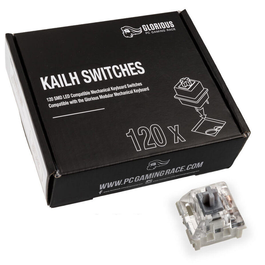Glorious Kailh Speed Silver Switche (120 sztuk)