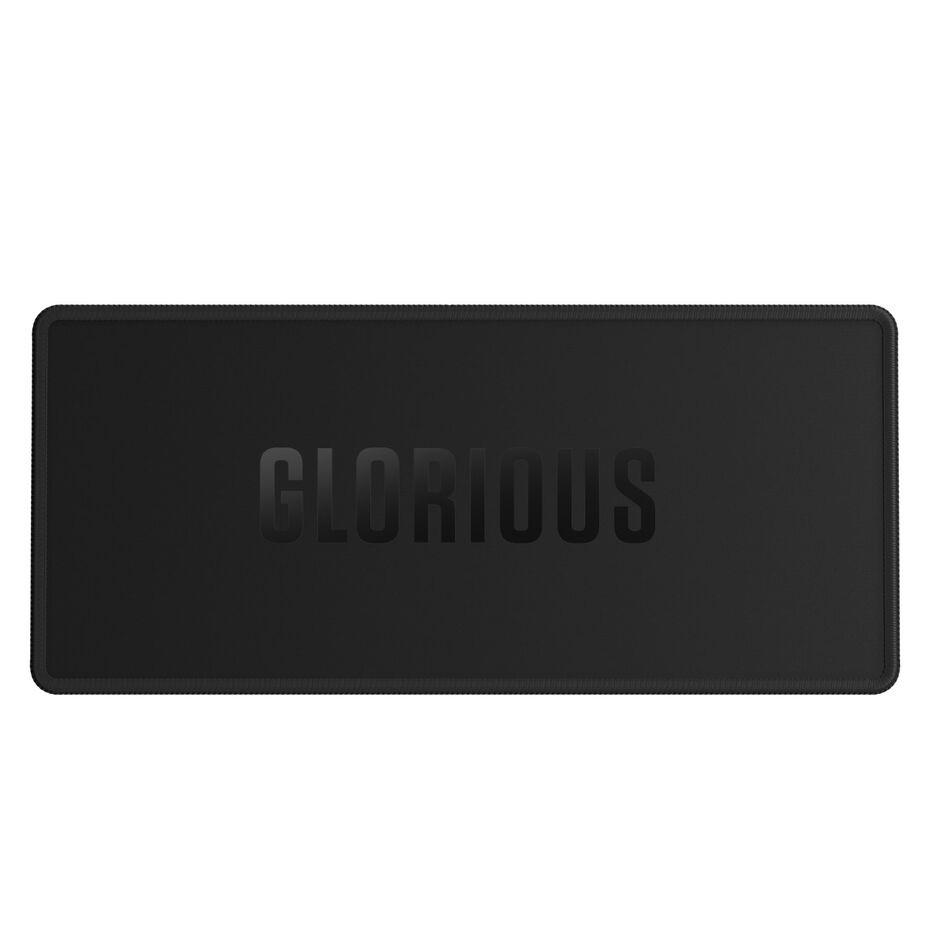 Glorious Keyboard Mat, obszyta, 100 % Black