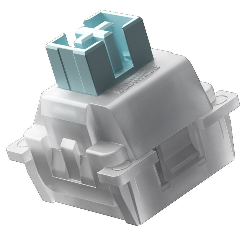 Glorious Lynx HE Silent Switche, Efekt Halla, linear, MX-Stem, 40g, nasmarowane, 36 sztuk