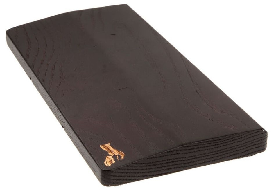 Podpórka pod nadgarstek Glorious Mouse, drewno, czarny brąz