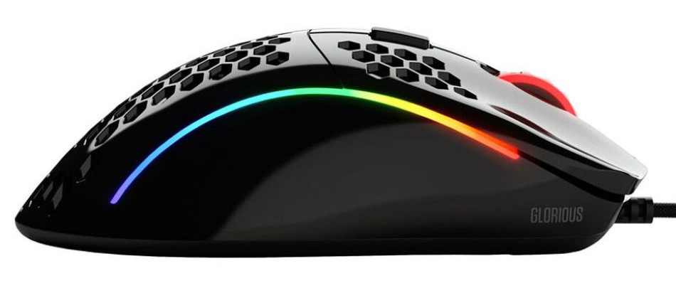Glorious Model D mysz gamingowa Black, glossy