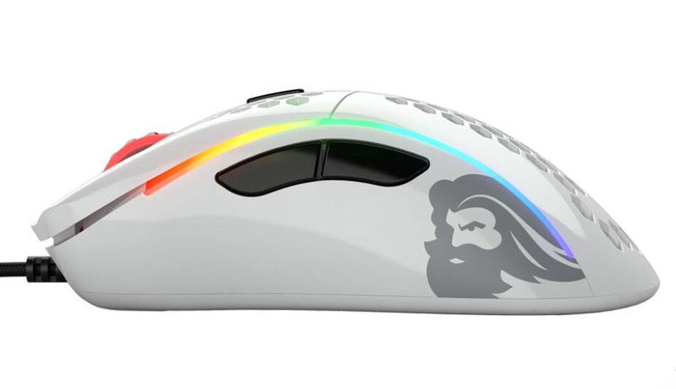 Glorious Model D mysz gamingowa White, glossy