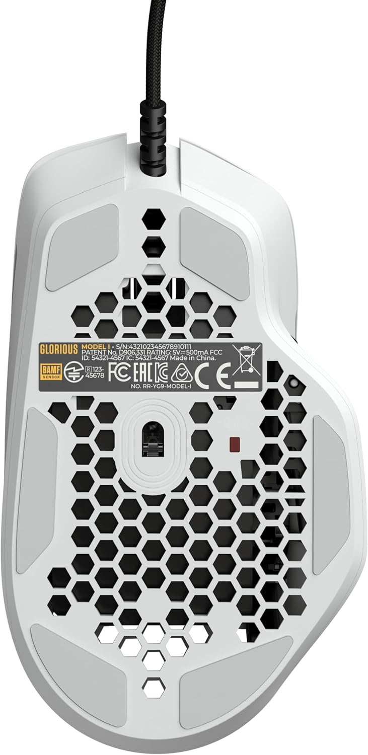 Glorious Model I mysz gamingowa White, matt