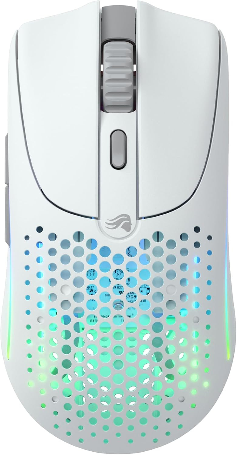 Glorious Model O 2 Gaming Maus White, matt