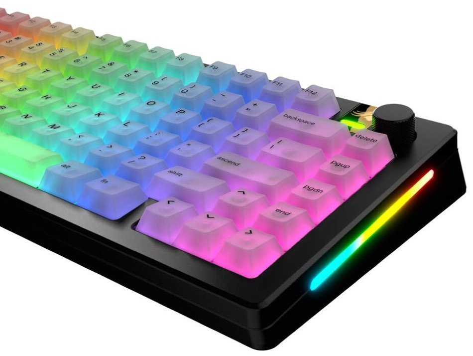 Glorious Polychroma V2 Keycaps, układ ANSI (USA), poliwęglan, druk UV, przezroczysty Glorious Polychroma V2 Keycaps, układ ANSI (USA), poliwęglan, druk UV, przezroczysty