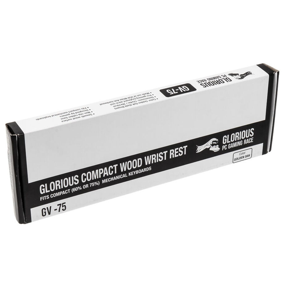 Glorious Podkładka pod nadgarstki, Compact wood, czerwono-brązowy