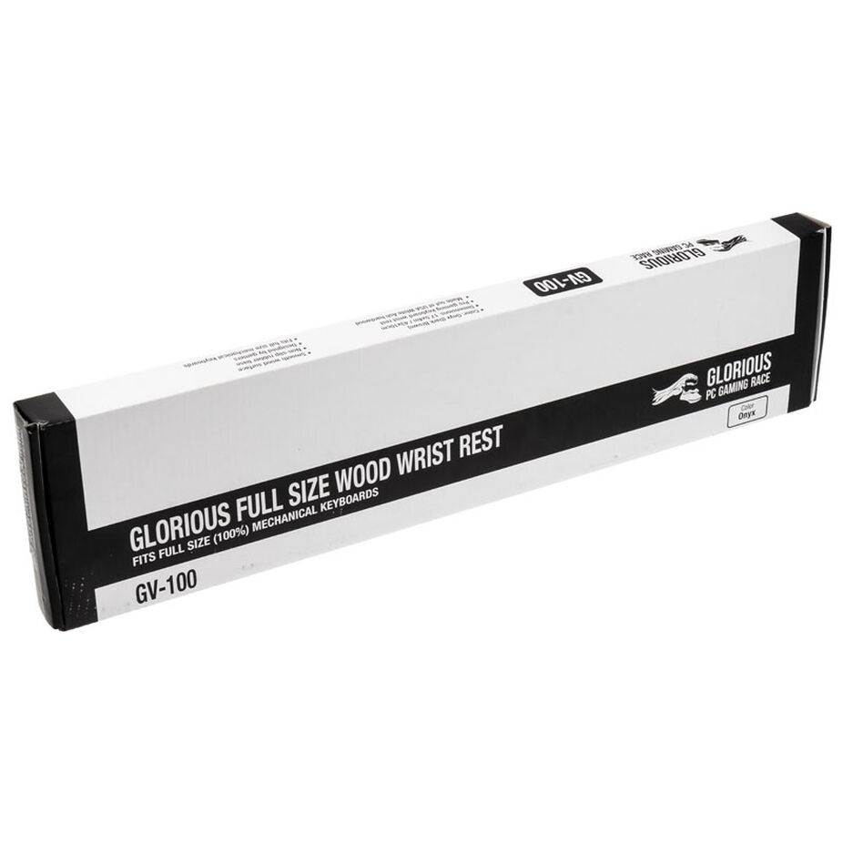 Podpórka pod nadgarstek Glorious Mouse, drewno, czarny brąz