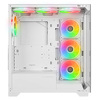 Miniatura zdjęcia: Obudowa do komputera Rampage Hydra V3 Obudowa PC 4x120mm wentylator RGB biała