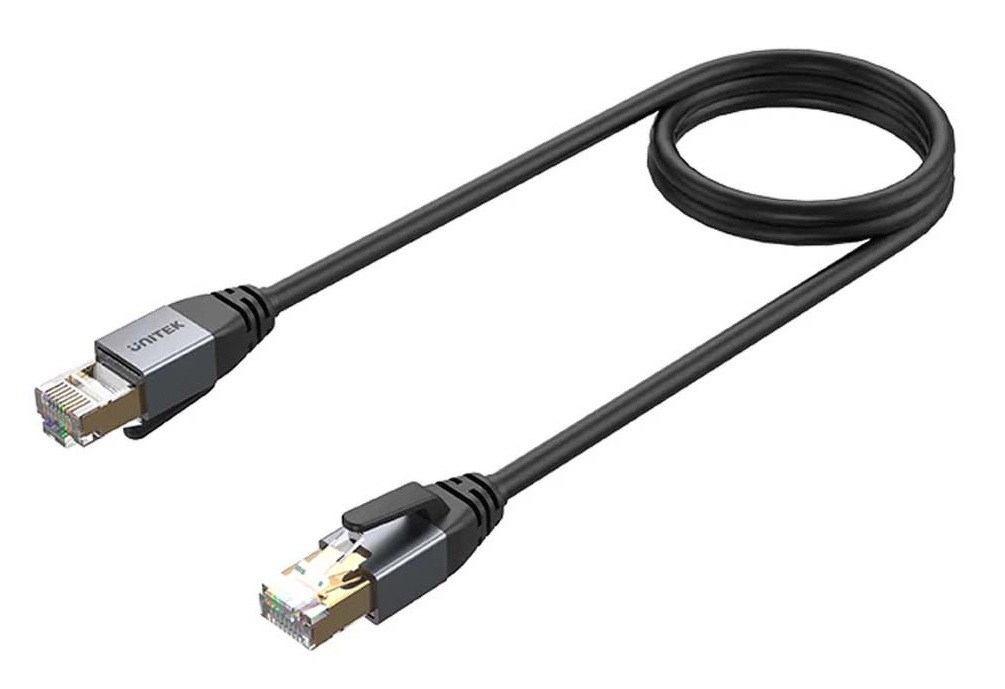 Patch Cable Kat.8 (S/FTP) Unitek 8m czarny