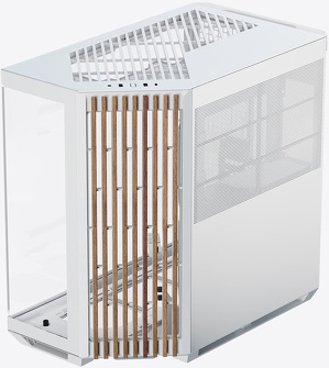 Miniatura produktu: Obudowa APNX V1 Tempered Glass Wood White (APCM-VI01103.21)