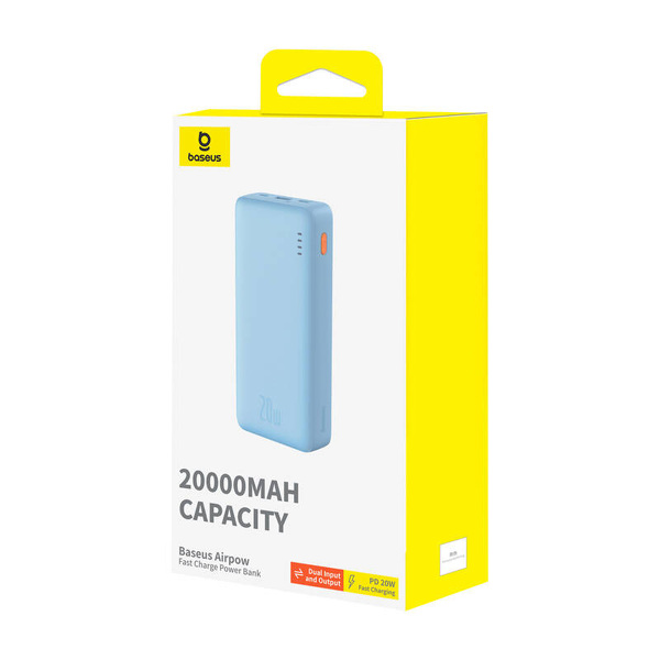 Zdjęcie produktu: Powerbank Baseus Airpow 20000mAh 20W - niebieski