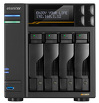 Serwer plików Asustor LOCKERSTOR 4 Gen3 AS6804T 4-bay, AMD Ryzen V3C14 Cztery rdzenie 2.3GHz, 16G ECC DDR5, 4x M.2 PCIe (NVMe), 2x 10 GbE, 2x 5 GbE, 2 x USB 4.0 Type-C 3x USB 3.2.