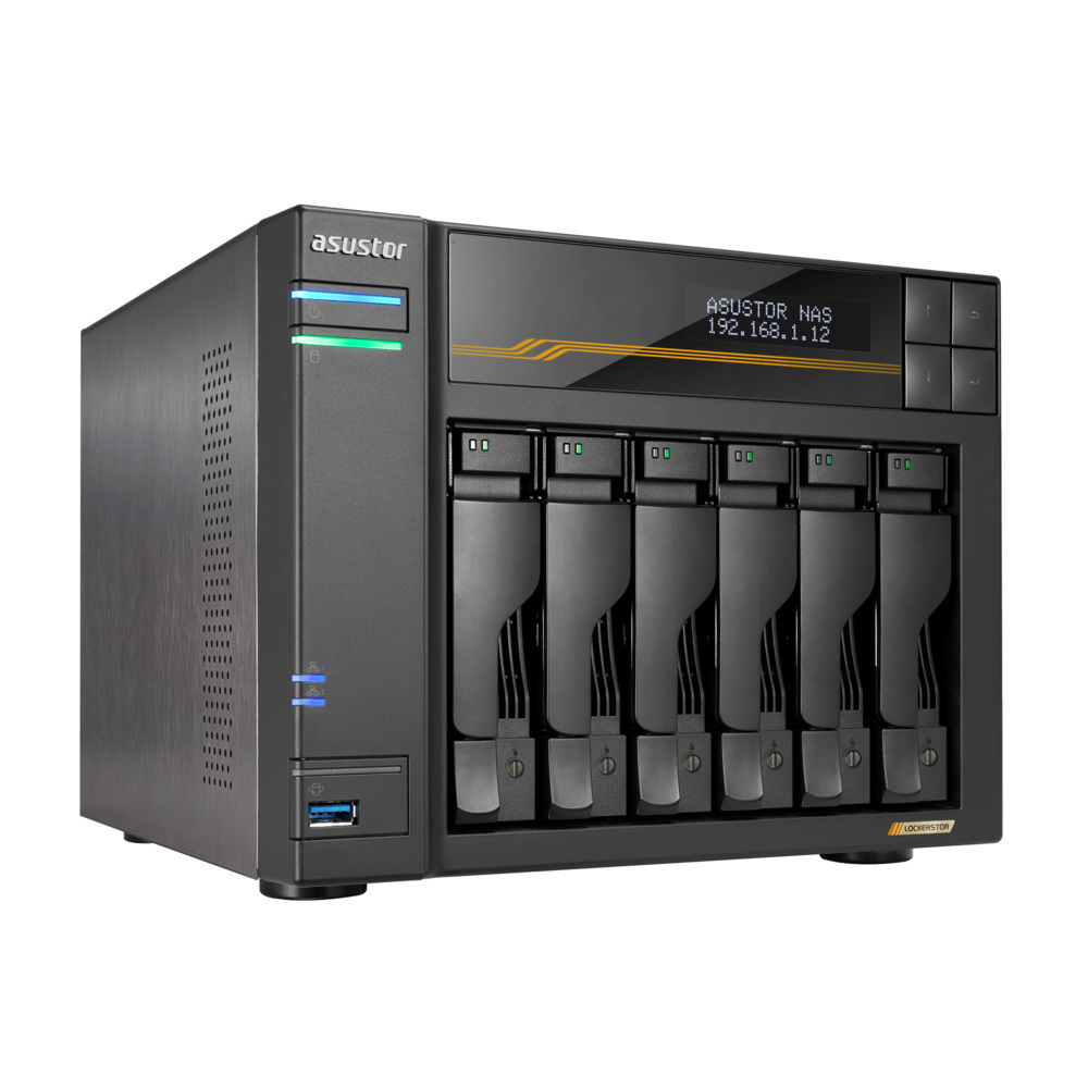 Asustor LOCKERSTOR 6 Gen3 AS6806T 6-bay AMD V3C14 16GB