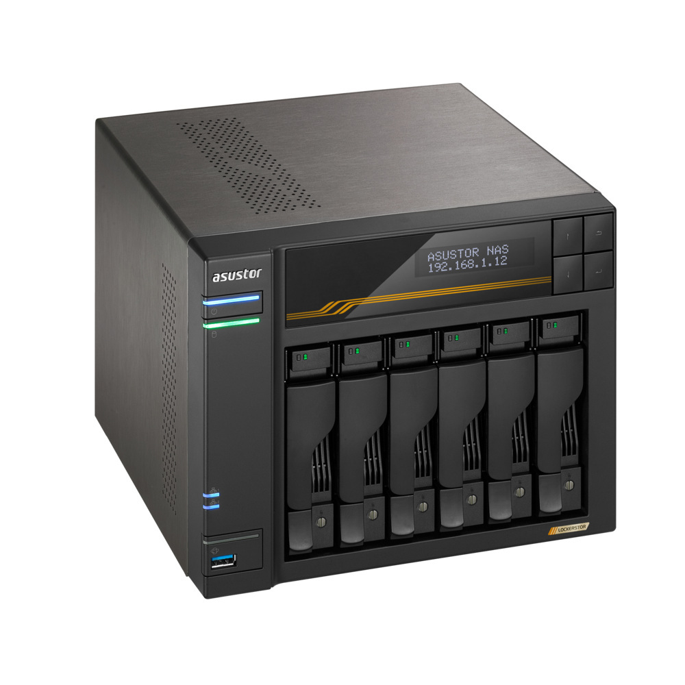 Asustor LOCKERSTOR 6 Gen3 AS6806T 6-bay AMD V3C14 16GB