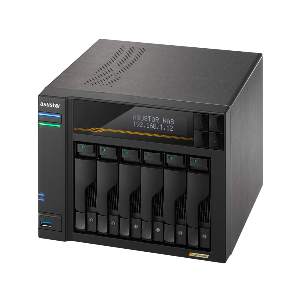 Asustor LOCKERSTOR 6 Gen3 AS6806T 6-bay AMD V3C14 16GB