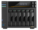 Serwer plików Asustor LOCKERSTOR 6 Gen3 AS6806T 6-bay, AMD Ryzen V3C14 Cztery rdzenie 2.3GHz, 16G ECC DDR5, 4x M.2 PCIe (NVMe), 2x 10 GbE, 2x 5 GbE, 2 x USB 4.0 Type-C 3x USB 3.2.