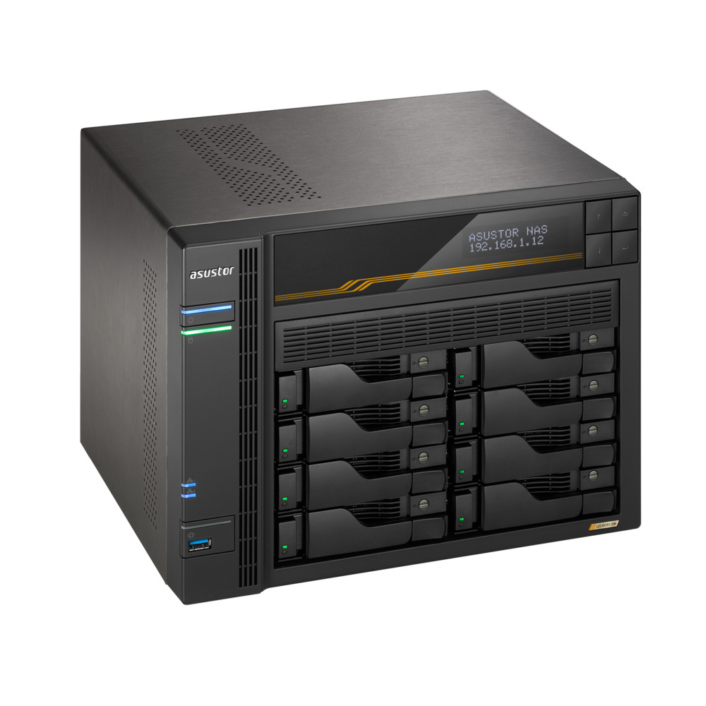 Asustor LOCKERSTOR 8 Gen3 AS6808T 8-bay AMD V3C14 16GB Asustor LOCKERSTOR 8 Gen3 AS6808T 8-bay AMD V3C14 16GB
