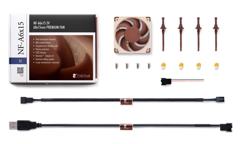 Zdjęcie produktu: Wentylator Noctua NF A6x15 5V 60mm