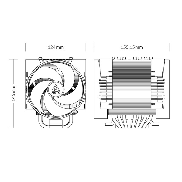 Zdjęcie produktu: Serwerowe chłodzenie procesora Arctic Freezer 4U-M Rev. 2 Zdjęcie produktu: Serwerowe chłodzenie procesora Arctic Freezer 4U-M Rev. 2