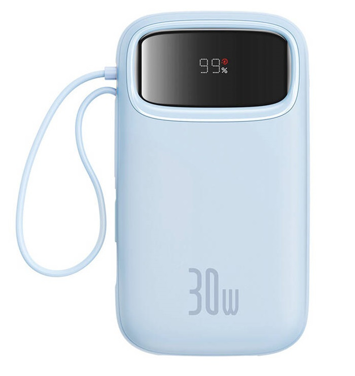 Powerbank Baseus QPow 2 20000mAh 30W 2xUSB-C - niebieski