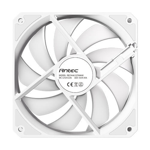 Zdjęcie produktu: Wentylator Antec Storm P12R 120mm PWM ARGB Reverse White Zdjęcie produktu: Wentylator Antec Storm P12R 120mm PWM ARGB Reverse White