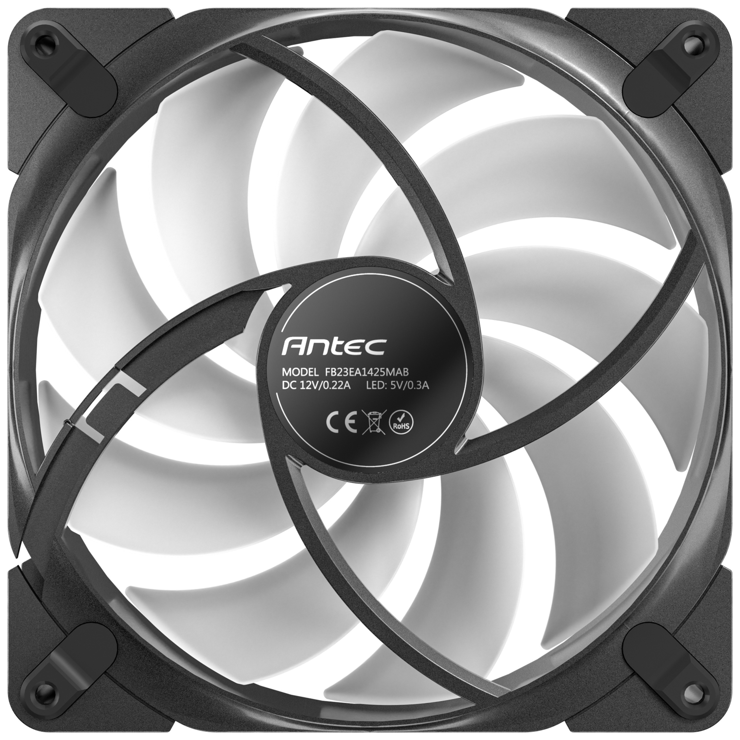 Wentylator Antec Tranquil 140mm PWM ARGB Black (3szt z kontolerem)