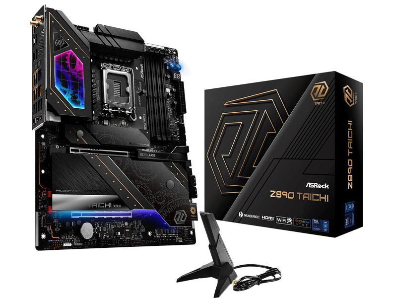 Zdjęcie produktu: Płyta główna ASRock Z890 TAICHI DDR5 LGA1851 Zdjęcie produktu: Płyta główna ASRock Z890 TAICHI DDR5 LGA1851