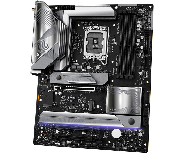 Zdjęcie produktu: Płyta główna ASRock Z890 LIVEMIXER WIFI DDR5 LGA1851 Zdjęcie produktu: Płyta główna ASRock Z890 LIVEMIXER WIFI DDR5 LGA1851