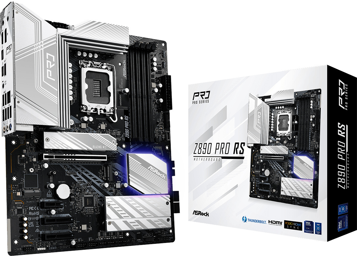Płyta główna ASRock Z890 PRO RS DDR5 LGA1851 Płyta główna ASRock Z890 PRO RS DDR5 LGA1851