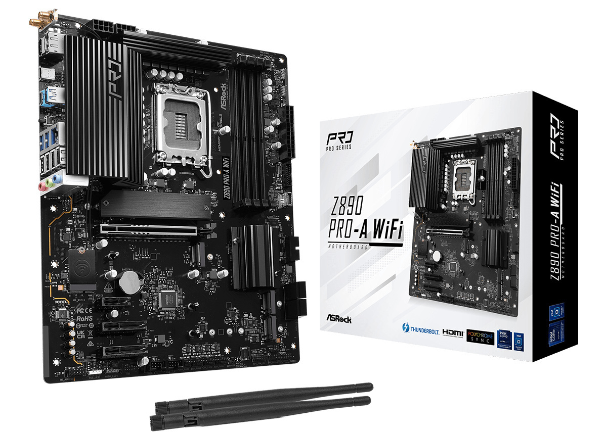Płyta główna ASRock Z890 PRO-A WIFI DDR5 LGA1851 Płyta główna ASRock Z890 PRO-A WIFI DDR5 LGA1851
